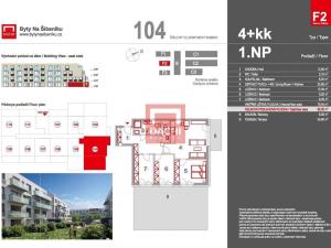 Prodej bytu 4+kk, Olomouc - Nová Ulice, Třída Jiřího Pelikána, 79 m2