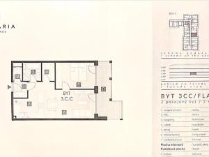 Pronájem bytu 2+kk, Horoměřice, Velvarská, 66 m2