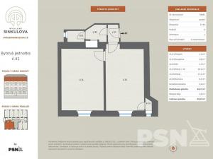 Prodej bytu 2+kk, Praha - Nusle, Sinkulova, 44 m2