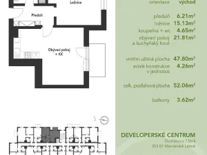 Prodej bytu 2+kk, Mariánské Lázně, Chebská, 52 m2