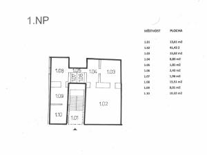 Pronájem obchodního prostoru, Brno, Údolní, 104 m2