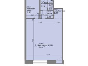 Pronájem obchodního prostoru, Praha - Nusle, Křesomyslova, 64 m2