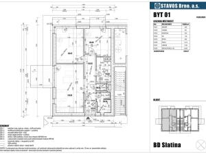 Prodej bytu 3+kk, Brno, Ondřeje Veselého, 79 m2