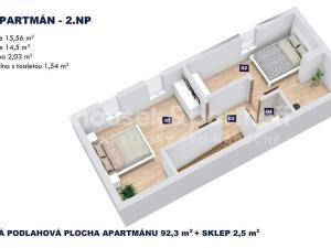 Prodej bytu 4+kk, Vrchlabí, Horská, 92 m2