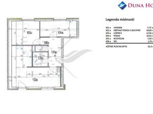 Prodej bytu 3+kk, Praha - Zličín, Lačnovská, 69 m2