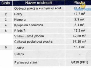 Pronájem bytu 2+kk, Praha - Žižkov, Basilejské náměstí, 67 m2