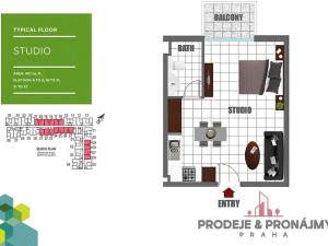 Prodej bytu 1+kk, Dubaj, Spojené arabské emiráty, 38 m2