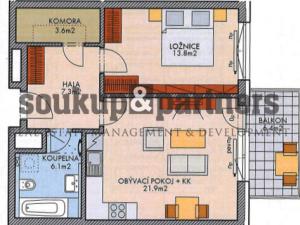 Prodej bytu 2+kk, Praha - Dolní Měcholupy, Kardausova, 61 m2