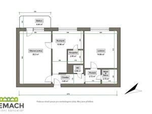 Pronájem bytu 2+1, Uherské Hradiště, Štěpnická, 61 m2