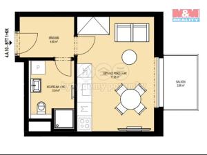 Prodej bytu 1+kk, Ostrava - Moravská Ostrava, Stodolní, 31 m2