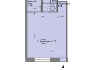 Pronájem obchodního prostoru, Praha - Nusle, Křesomyslova, 64 m2