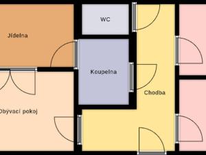 Prodej bytu 3+1, Praha - Kobylisy, Třeboradická, 73 m2