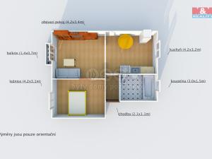 Pronájem bytu 2+1, Plzeň - Jižní Předměstí, 17. listopadu, 47 m2