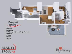 Prodej bytu 3+kk, Praha - Libeň, Heydukova, 92 m2