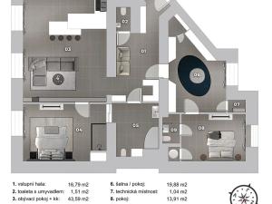 Prodej bytu 4+kk, Praha - Vinohrady, Přemyslovská, 141 m2