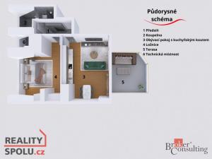 Prodej bytu 2+kk, Praha, 58 m2