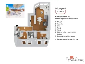 Prodej bytu 3+kk, Praha, 104 m2