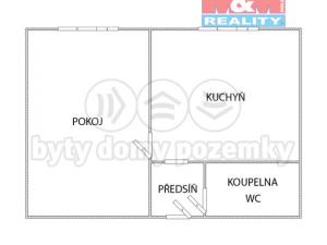 Prodej bytu 1+1, Mariánské Lázně, Hroznatova, 37 m2