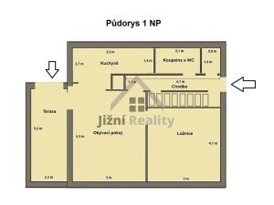 Prodej rodinného domu, Komařice, 92 m2