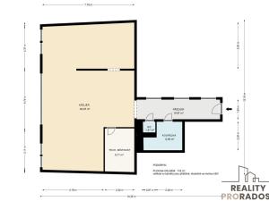 Pronájem bytu 2+kk, Třebíč - Vnitřní Město, Karlovo nám., 116 m2