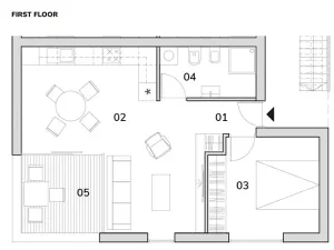 Prodej bytu 2+kk, Umag, Chorvatsko, 53 m2