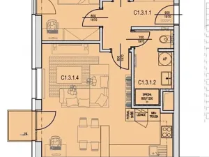 Pronájem bytu 2+kk, Cerhenice, Za Cukrovarem, 62 m2