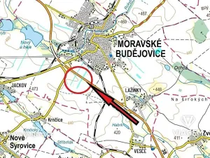 Prodej podílu pole, Moravské Budějovice, 3321 m2