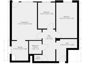 Pronájem bytu 3+1, Praha - Háje, Nešporova, 63 m2