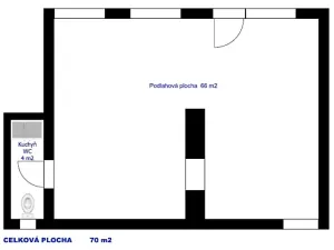 Pronájem obchodního prostoru, Pelhřimov, Svatovítské náměstí, 65 m2