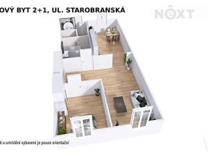 Prodej bytu 2+1, Šumperk, Starobranská, 73 m2