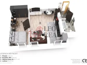 Prodej bytu 2+kk, Kladno - Kročehlavy, Kročehlavská, 43 m2