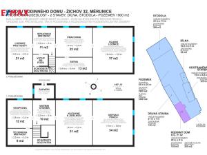 Prodej rodinného domu, Měrunice - Žichov, 330 m2