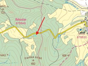 Prodej louky, Hošťka, 1713 m2