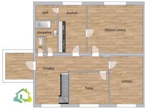 Prodej bytu 3+1, Nová Bystřice, Rybní, 90 m2