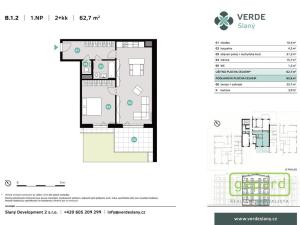 Prodej bytu 2+kk, Slaný, U Benaru, 66 m2