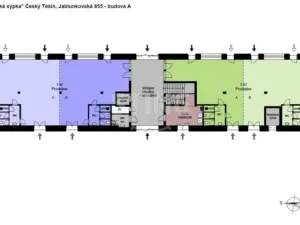 Pronájem kanceláře, Český Těšín, Jablunkovská, 902 m2