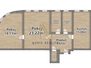 Pronájem bytu 2+1, Plzeň, Denisovo nábřeží, 71 m2