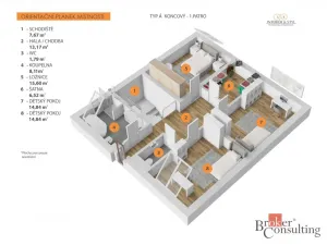 Prodej rodinného domu, Ořech, 161 m2