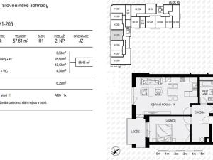 Prodej bytu 2+kk, Olomouc, Loudova, 55 m2