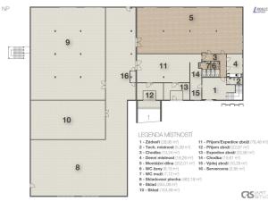 Prodej obchodního prostoru, Příbram - Příbram V-Zdaboř, Brodská, 2440 m2