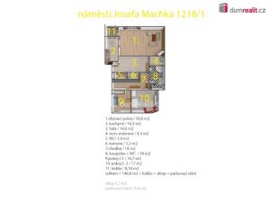 Prodej bytu 3+1, Praha - Košíře, náměstí Josefa Machka, 166 m2