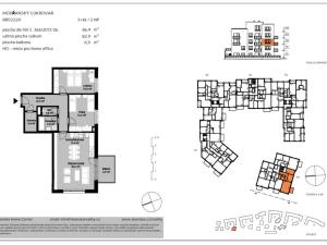 Pronájem bytu 3+kk, Praha - Modřany, Kolmanova, 94 m2