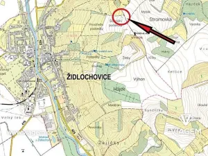 Prodej pole, Židlochovice, 277 m2