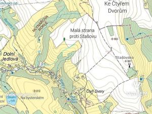 Prodej podílu pole, Jedlová, 722 m2