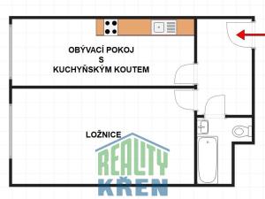 Prodej bytu 2+kk, Praha - Bubeneč, Národní obrany, 48 m2