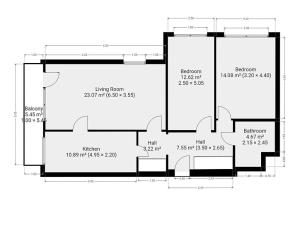 Pronájem bytu 3+1, Praha - Stodůlky, Nušlova, 79 m2