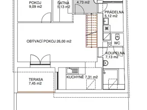 Prodej rodinného domu, Jáchymov, Komenského, 162 m2