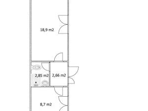 Pronájem bytu 2+kk, Praha - Břevnov, U Ladronky, 33 m2