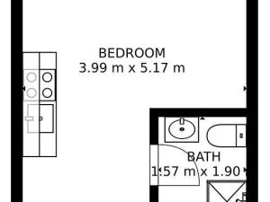 Pronájem bytu 1+kk, Brno, Václavská, 21 m2