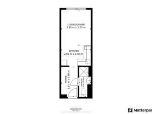 Pronájem bytu 1+kk, Praha - Chodov, Čenětická, 23 m2